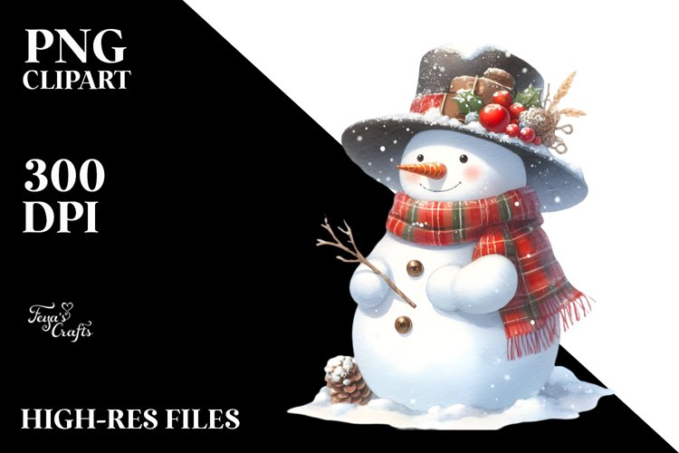 Snowman Clipart Image 2