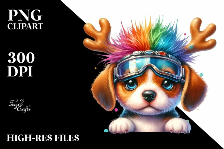 Expressive Beagle PNG