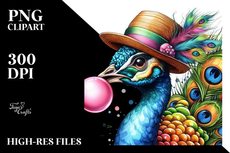 Peacock Clipart Image 4