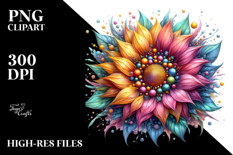 Sunflower Clipart Image 24