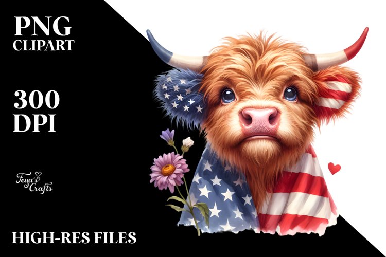 Highland Cow Clipart Image 9