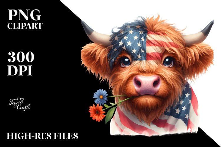 Highland Cow Clipart Image 8