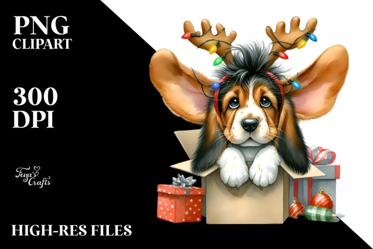 Basset Hound Clipart Image 21
