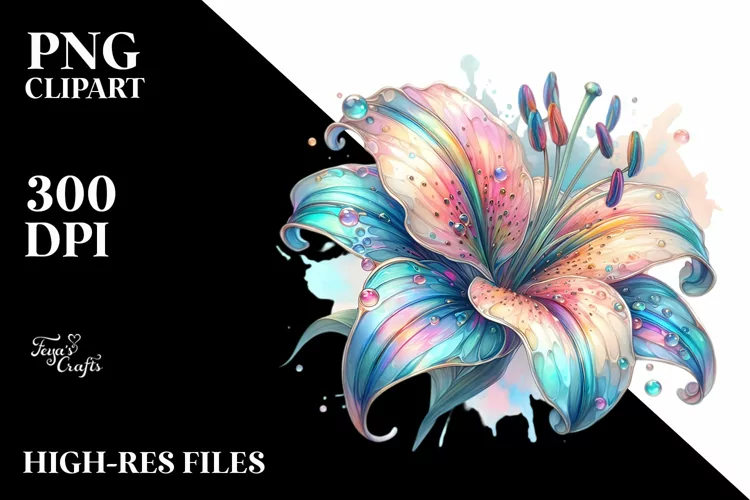 Vibrant Lily PNG
