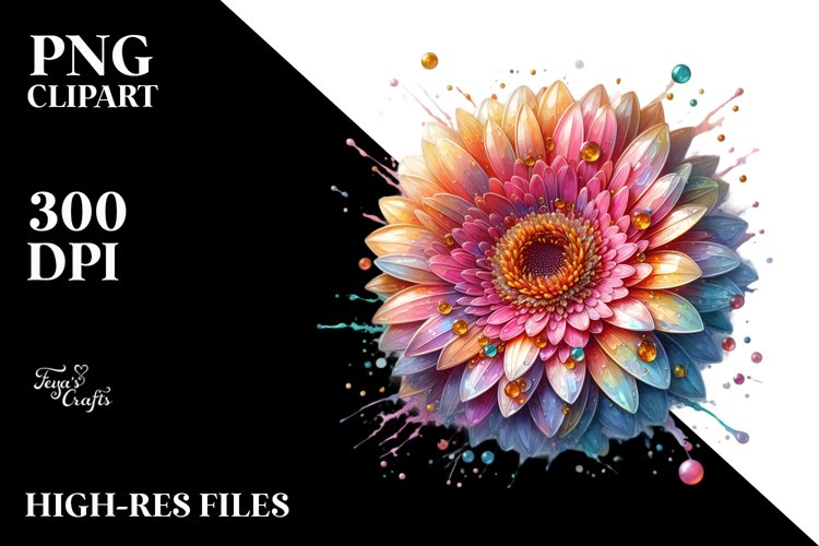 Glossy Gerbera PNG