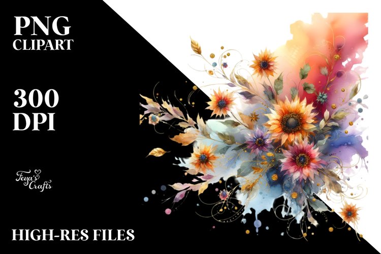 Sunflower Clipart Image 12