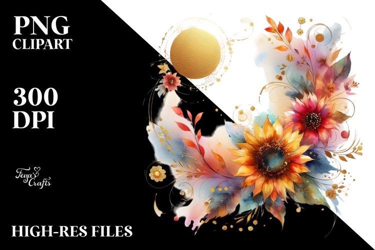 Sunflower Clipart Image 10