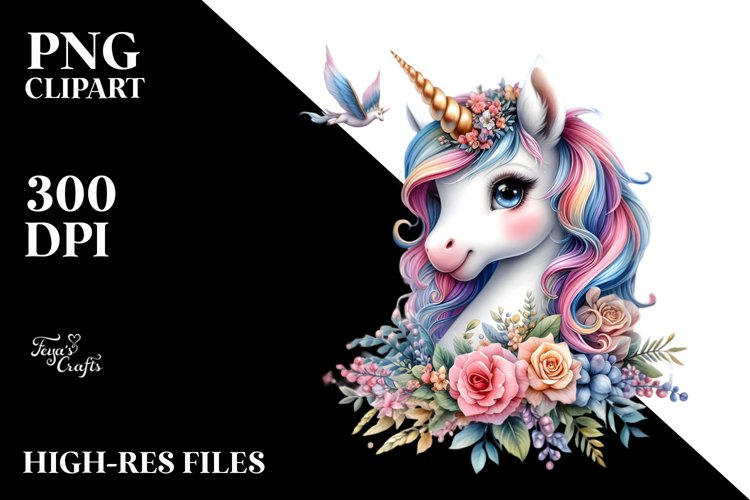 Baby Unicorn Village Square PNG
