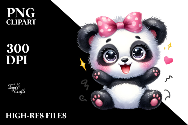 Panda Clipart Image 6