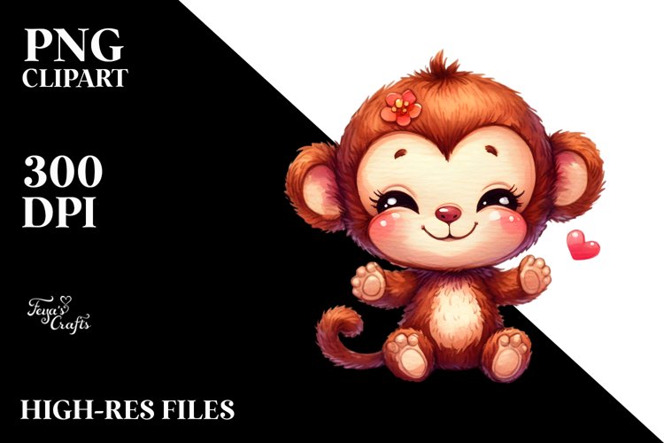 Monkey Clipart Image 24