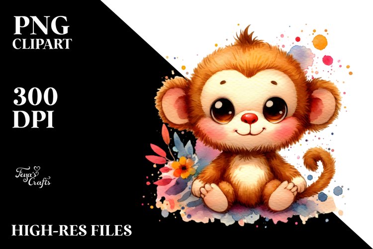 Monkey Clipart Image 23