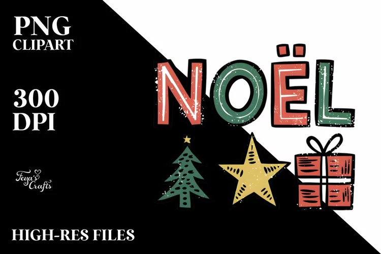 Noel Christmas Sublimation|Clipart