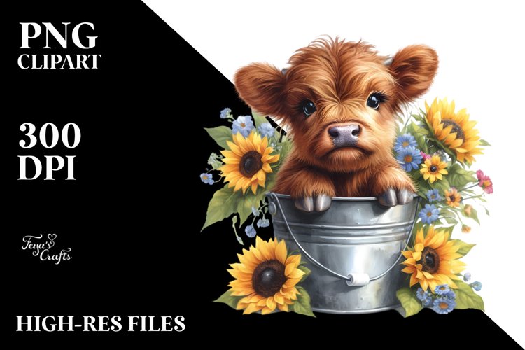 Sunflower Clipart Image 3
