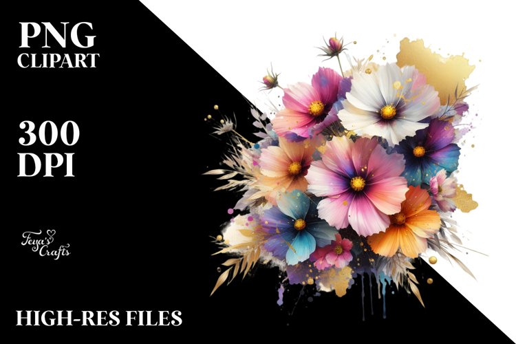 Flower Bouquet Clipart Image 11