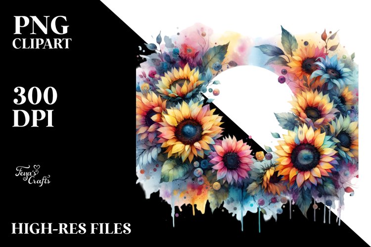 Sunflower Clipart Image 7