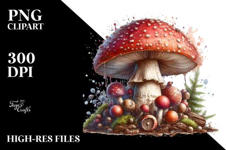 Mushroom Clipart Image 19