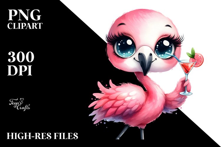 Flamingo Clipart Image 2