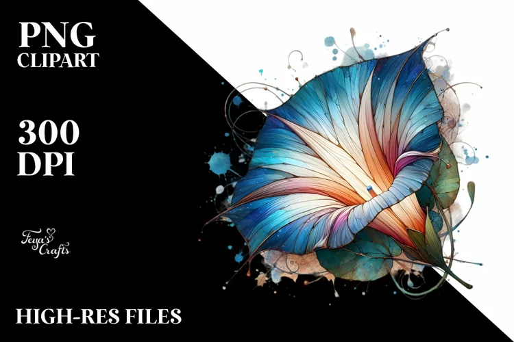 Artistic Morning Glory Stained