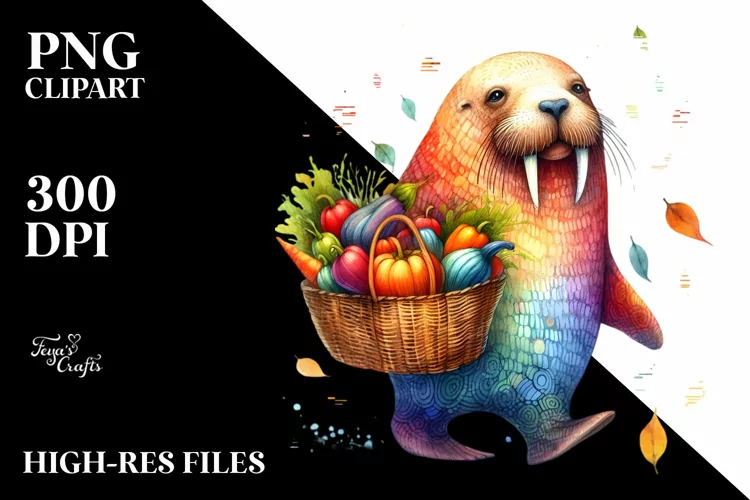 Baby Walrus Quirky Autumn