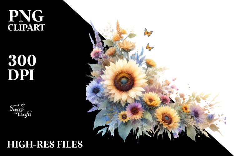 Sunflower Clipart Image 10