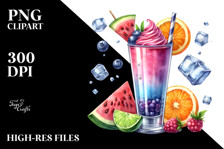 Frozen Cocktail Creative PNG