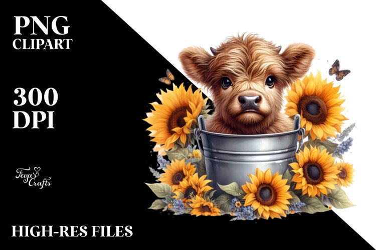 Sunflower Clipart Image 7