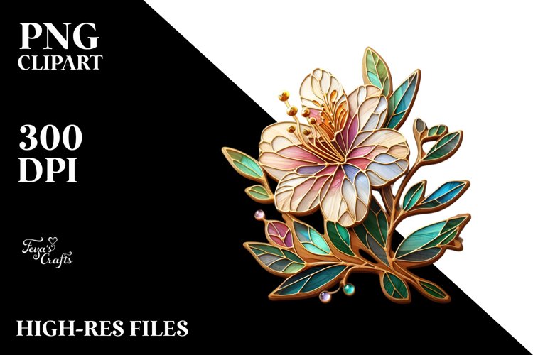 Detailed Stained Azalea example image 1