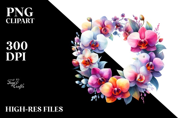 Orchid Clipart Image 18