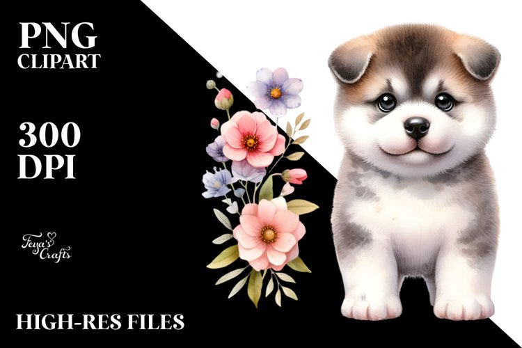 Watercolor Flowers Image 8