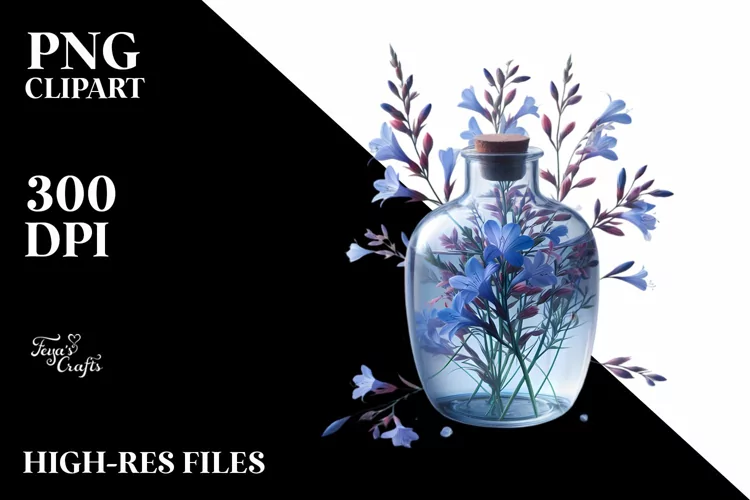 Glossy Bottle Lobelia