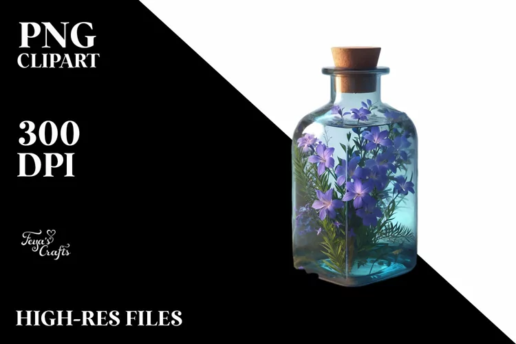 Glossy Bottle Lobelia