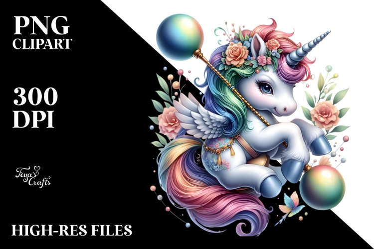 Unicorn Clipart Image 14