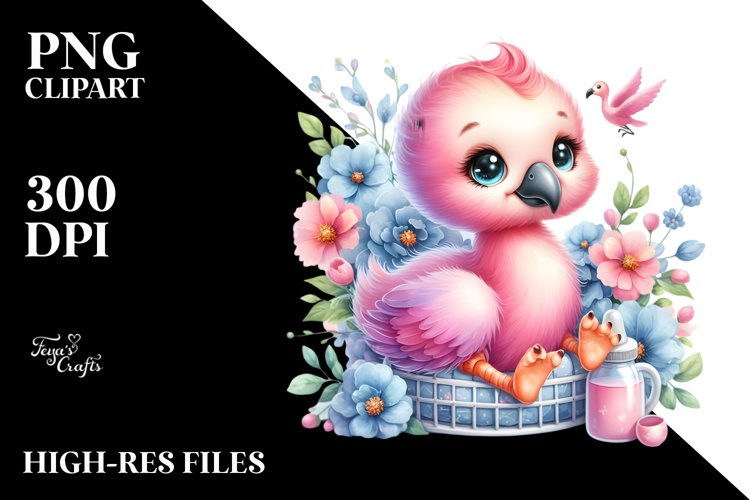 Flamingo Clipart Image 15