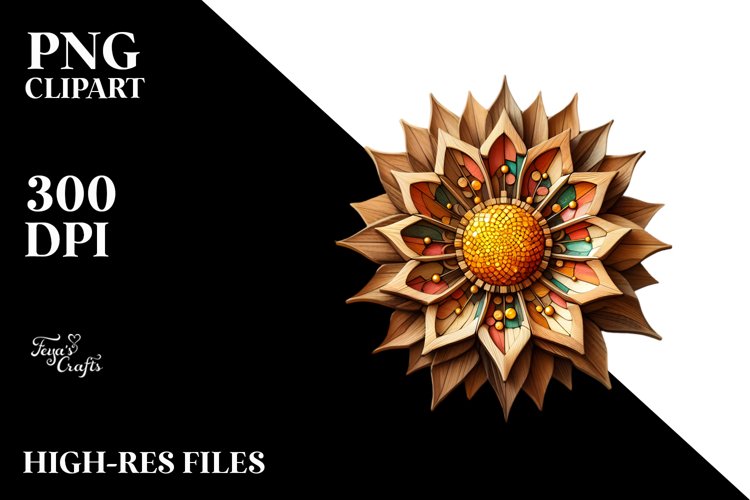 Sunflower Clipart Image 24