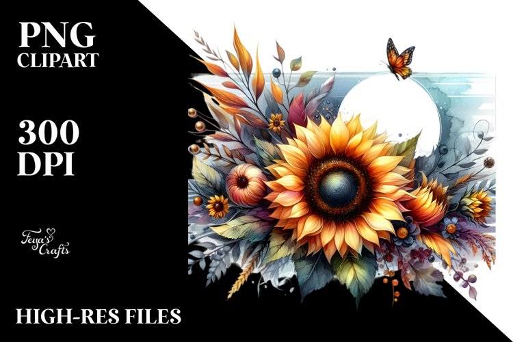 Sunflower Clipart Image 21