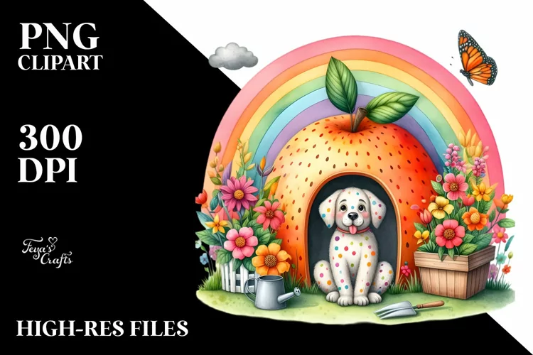 Colorful Dog House Fruit