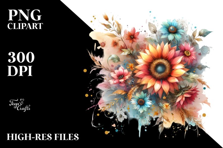 Sunflower Clipart Image 7