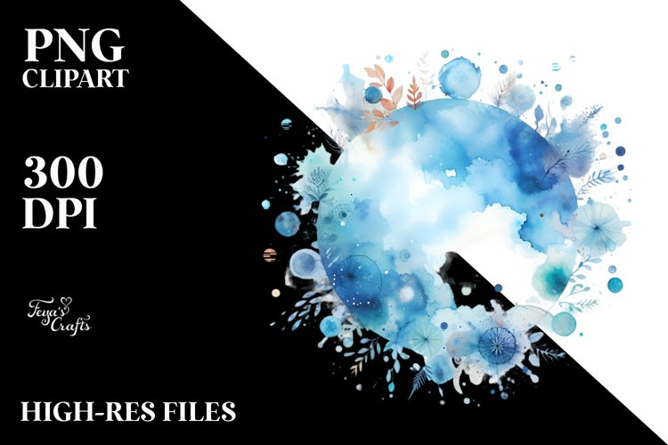 Colorful Watercolor Splash | Clipart