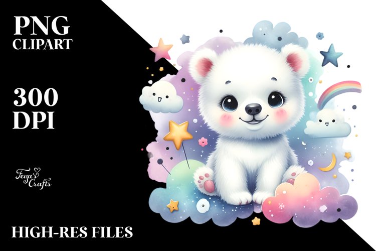 Polar Bear Clipart Image 7