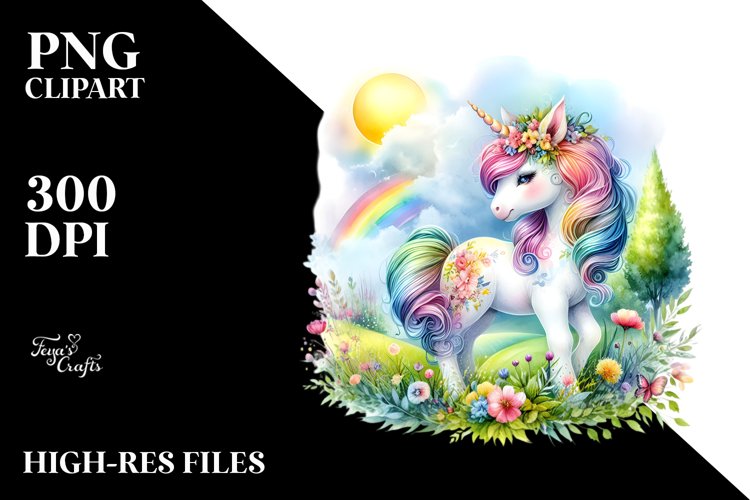 Unicorn Clipart Image 11