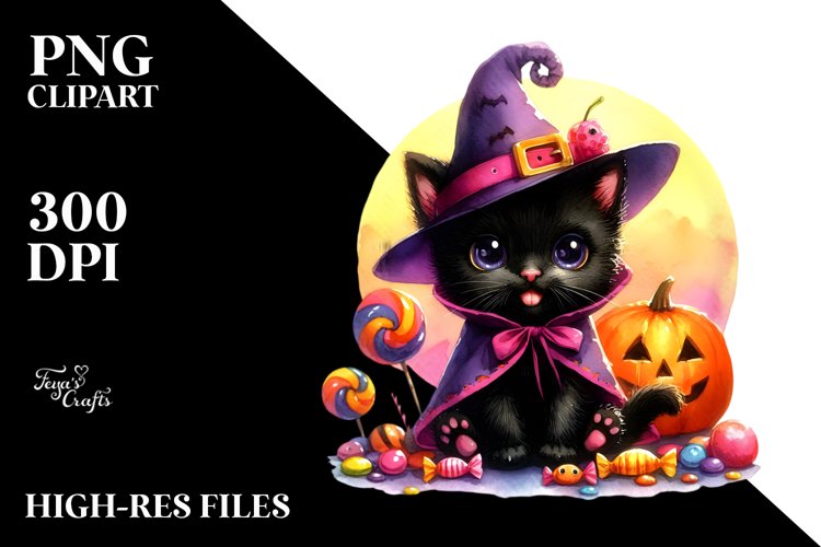 Black Cat Png Image 14