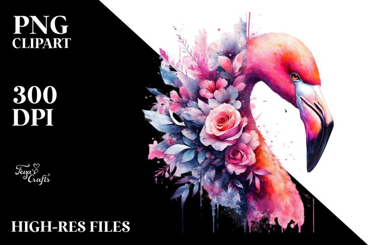 Flamingo Clipart Image 10