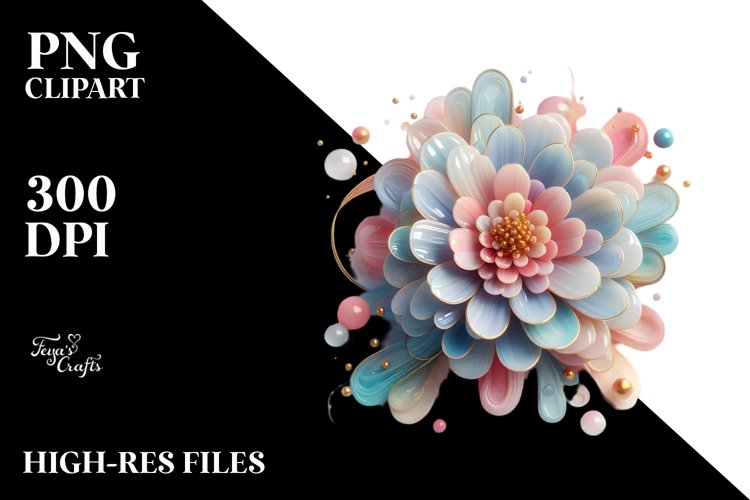 Flower Sticker Png Image 19