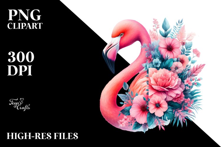 Flamingo Clipart Image 16