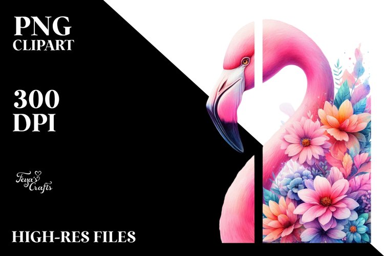Flamingo Clipart Image 14