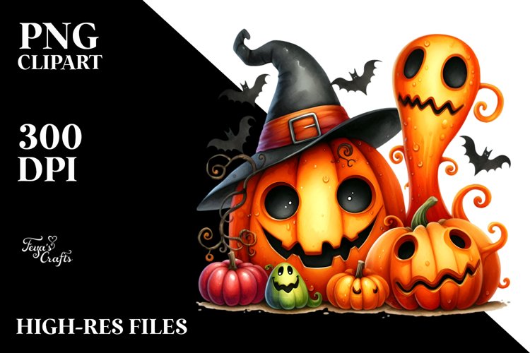 Pumpkin Halloween Clipart Image 21