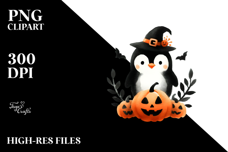 Penguin Clipart Image 16