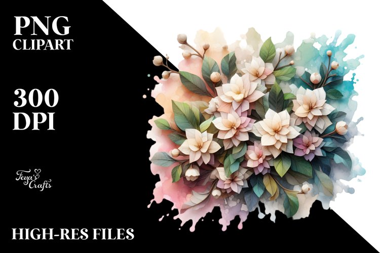 Flower Sticker Png Image 16