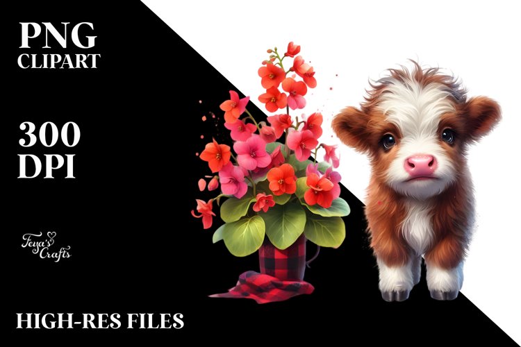 Cute Cow Clipart Image 2