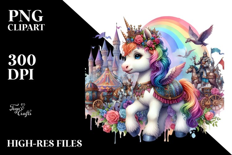 Unicorn Clipart Image 14